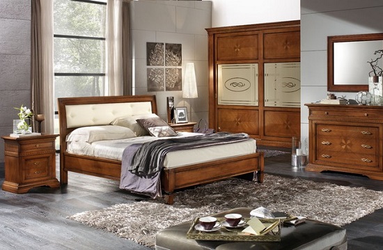Letto in legno matrimoniale: camere da letto matrimoniali in legno ... Tende per camera da letto classica