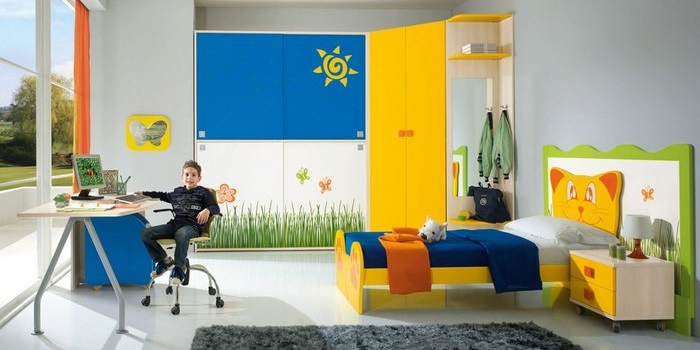 Idee e soluzioni di tendenza per arredare la cameretta dei maschietti Colori per camera bambini