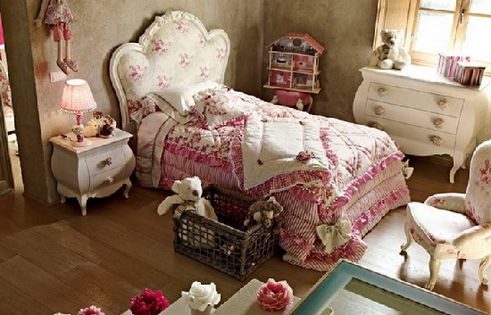 cameretta bambine shabby chic Lecce